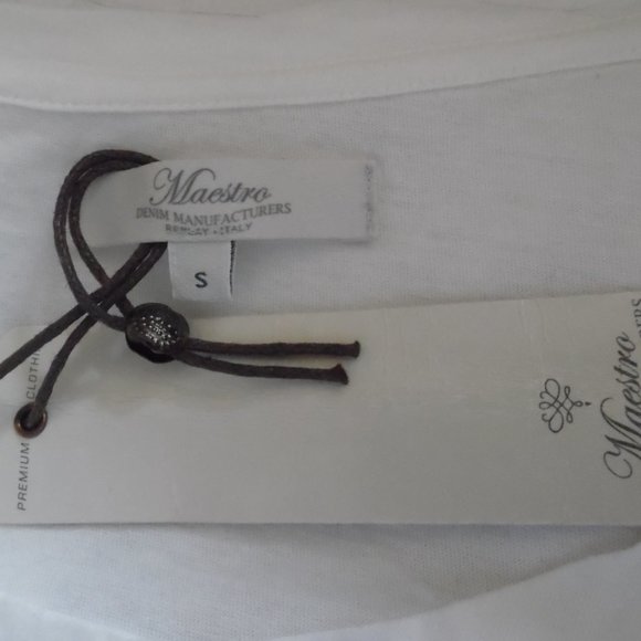 Replay Maestro American Flag Eagle Star Cotton Oversized Embroidered T-shirt Top - Picture 11 of 13